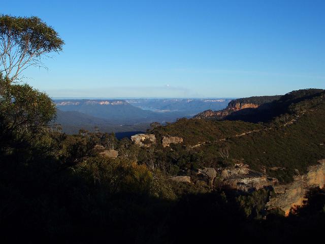 spectaular landscape of the blue mountains national park, NSW, australia