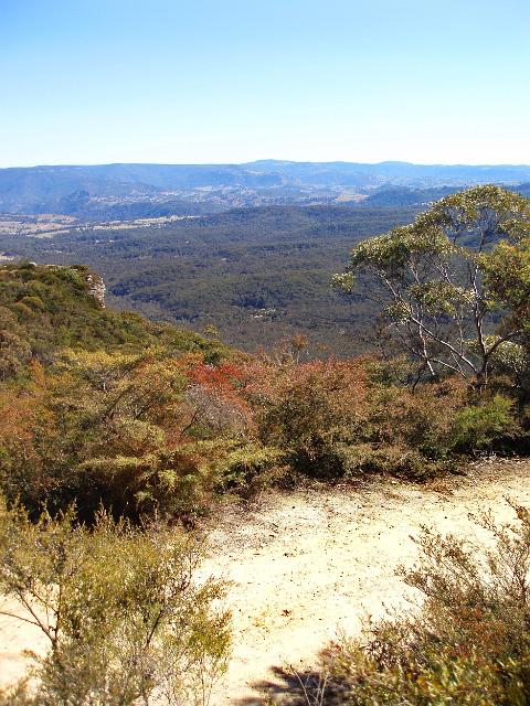 a view across the megalong valley near katoomba, blue mountains, NSW