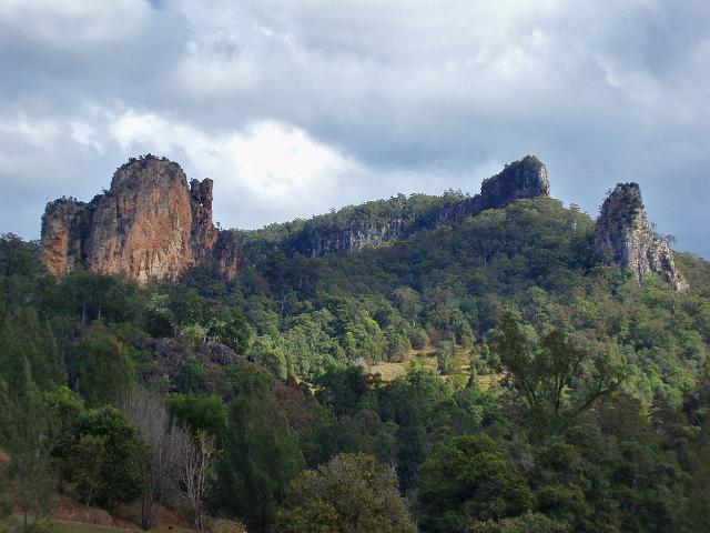 a telephone image of the nimbin rocks, near the town of nimbin, new south wales