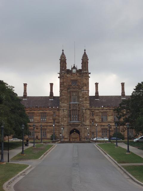 gothic revival buidings of the university of sydney
