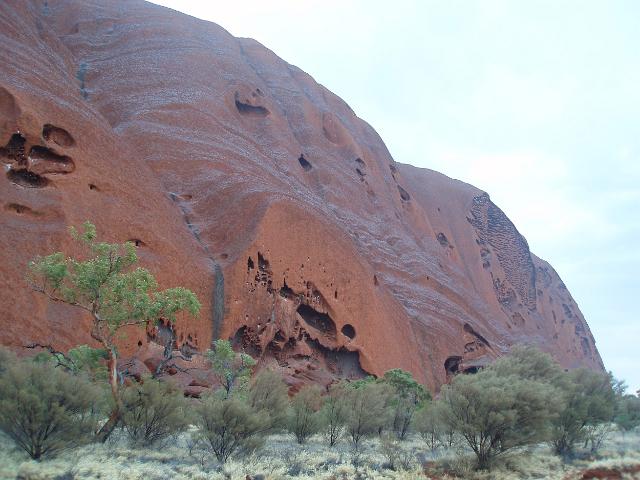 a wet day at uluru - ayres rock