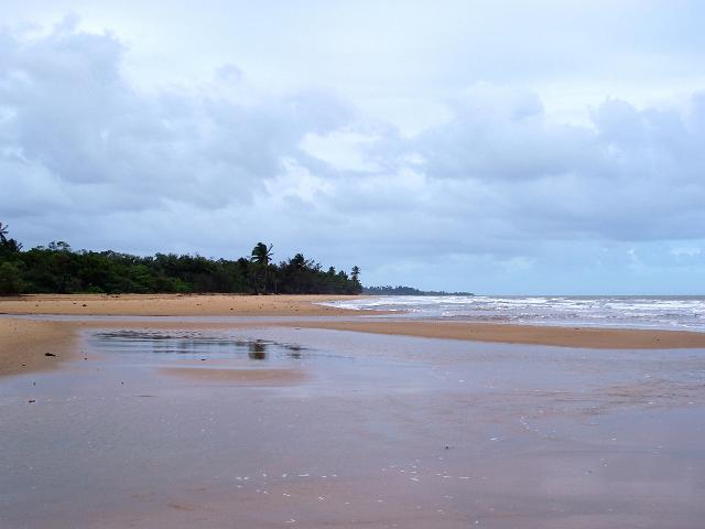 mission beach sands during the wet season