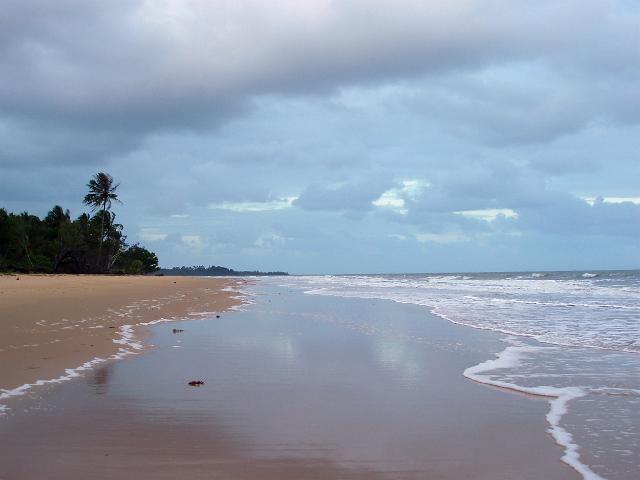 a stormy day at mission beach, tropical far north queensland