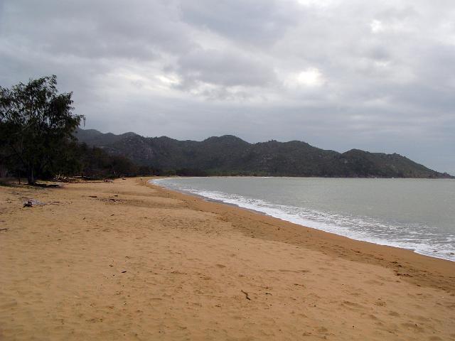 a sandy beach at horseshoe bay magnetic island, queensland, australia