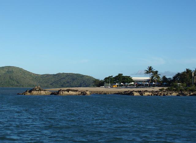 coral beach on the north end of daydream island resort, tropical north queensland