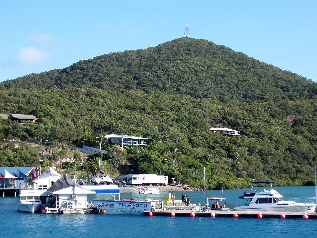 a bright sunny day at shute harbour, north queensland