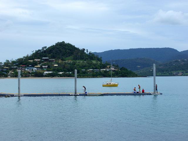pontoon jetty at cannonvale VMR, queensland