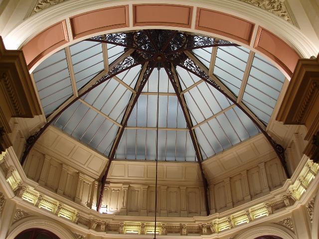 rood details of the block arcade, one of several heritage arcades in melbourne