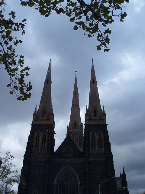 towers on melbournes saint patricks cathedral