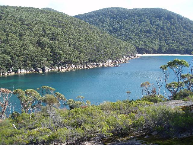 beautiful coastal scene of refuge cove in the wilsons promontory national park