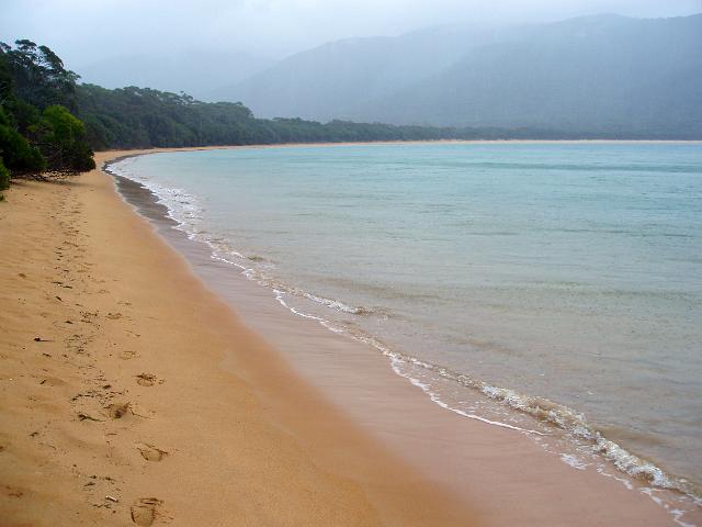 a rainy landscape at wilsons promontroy, victroria