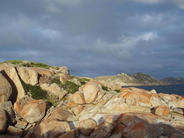 rocky landscape at south point on wilsons prom