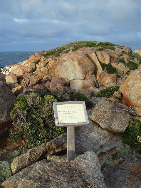 sign at south point, australias most southerly mainland location