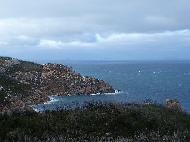 rugged coastline near south point on wilsons promontory