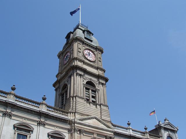 historic ballarat town hall completed in 1871