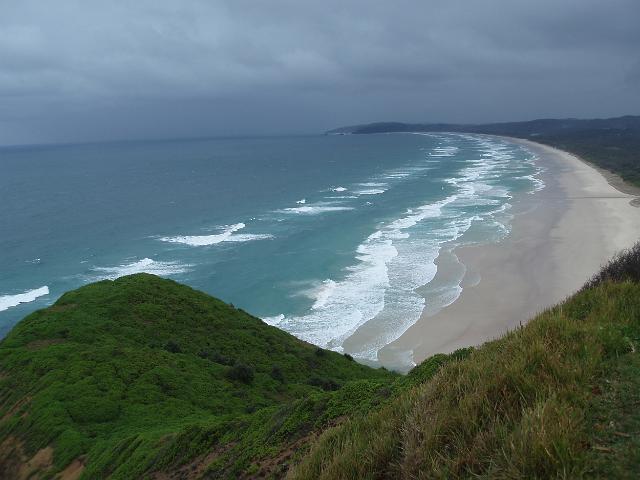 A stromy day over tallow beach, cape bryon, byron bay, NSW