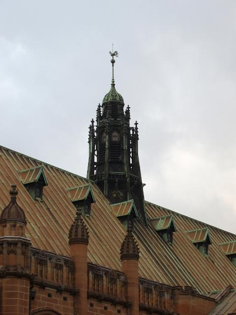 traditional university architecture in the gothic revival style at the university of sydney