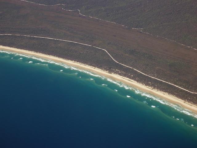 aerial view of the queensland coast
