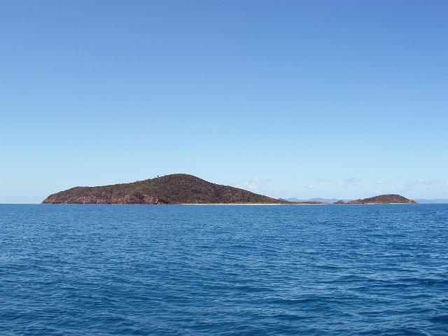 the whitsundays double cone islands on a clear sunny day